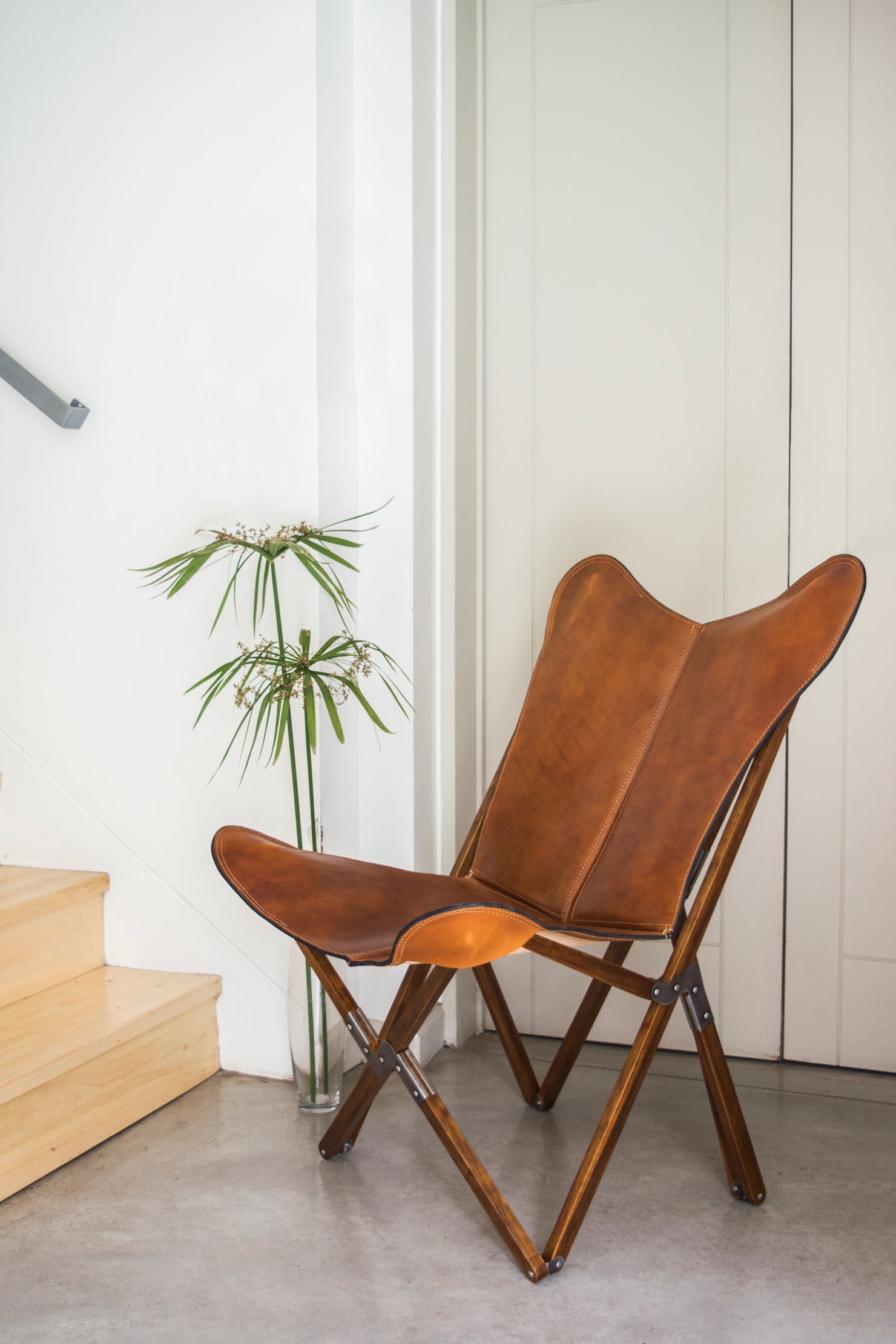 PALERMO TRIPOLINA LONDON LEATHER CHAIR