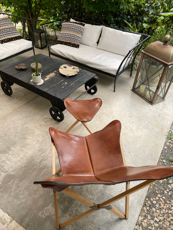 PALERMO TRIPOLINA POLO LEATHER WITH OTTOMAN