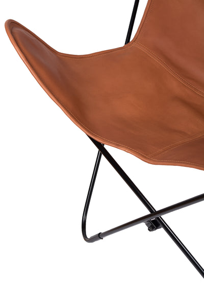 VAQUETA LONDON LEATHER BUTTERFLY CHAIR