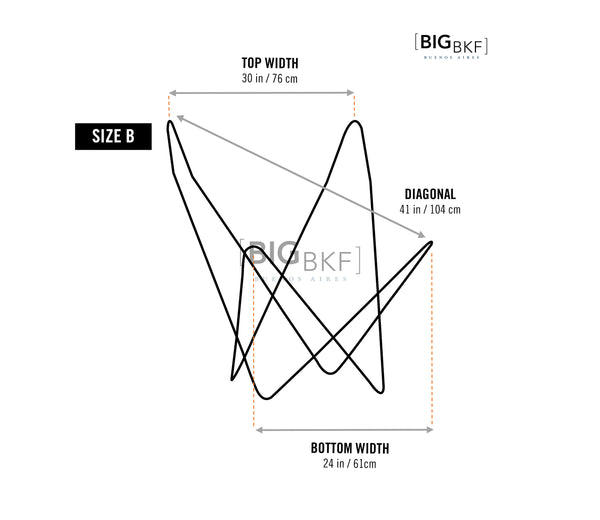 蝴蝶椅专用POLO皮革椅套（厚度6.4毫米）