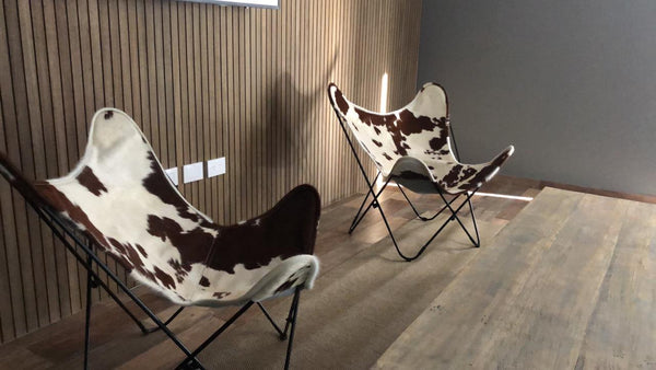 SILLA MARIPOSA DE CUERO GAUCHO