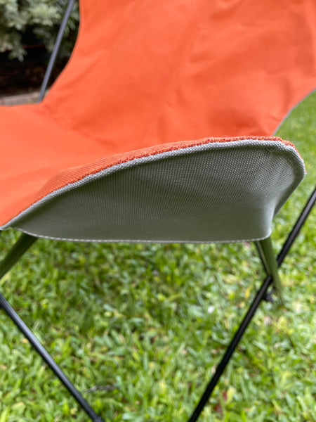 SUNBRELLA FABRIC STAINLESS STEEL BUTTERFLY CHAIR