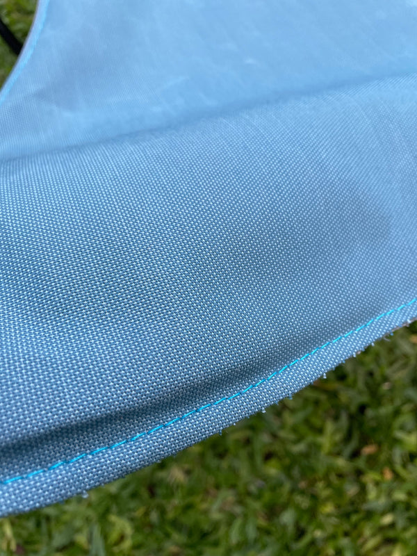 SILLA MARIPOSA DE TEJIDO SUNBRELLA ACERO INOXIDABLE