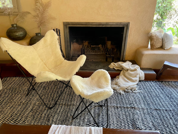 巴塔哥尼亚舒适羊皮蝴蝶椅套（仅椅套）