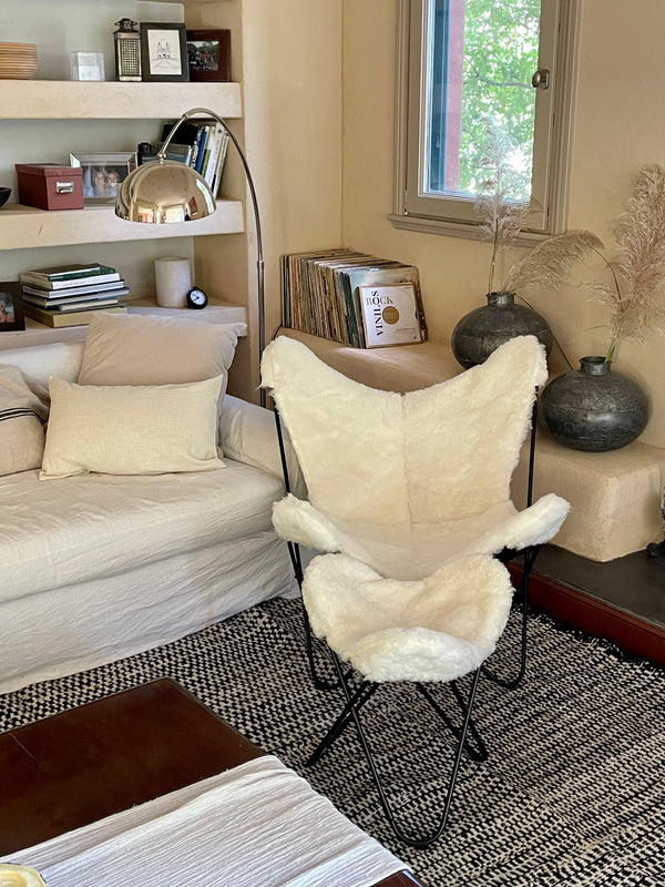 巴塔哥尼亚舒适羊皮蝴蝶椅套（仅椅套）