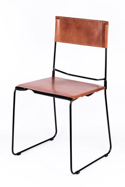 PAMPA DINING LEATHER CHAIR