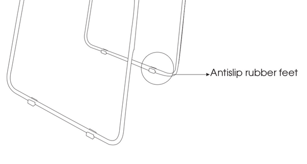 蝴蝶椅专用防滑地板保护垫