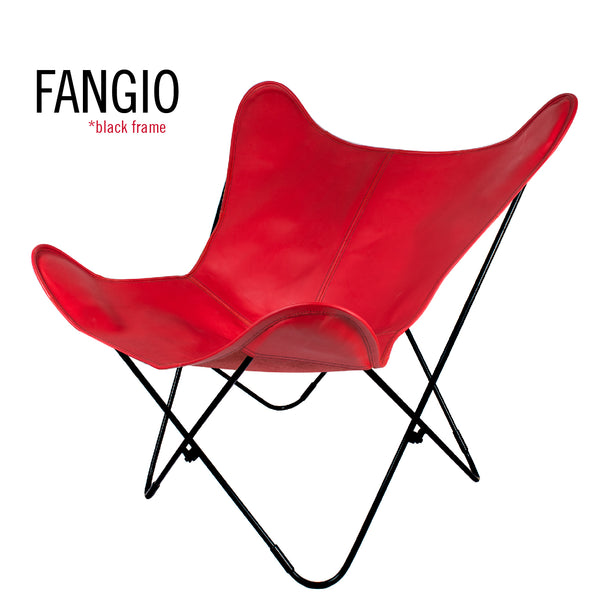SILLA MARIPOSA DE PIEL FANGIO