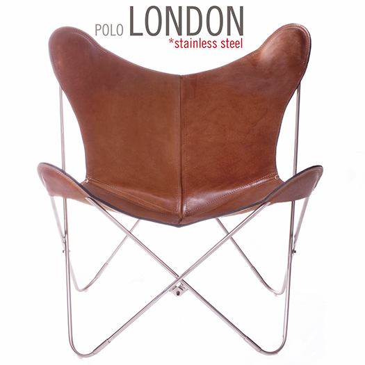 BEST SELLER POLO LONDON LEATHER BUTTERFLY CHAIR